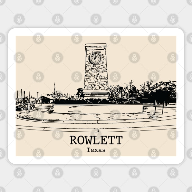 Rowlett - Texas Magnet by Lakeric